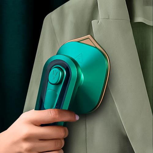 Ручна міні праска Lesko Iron C020 Green портативна для сухого та вологого прасування Ручна міні праска Lesko Iron C020 Green портативна для сухого та вологого прасування
