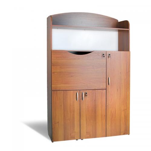 Стіл-Бюро Тиса Мебель Б-4 Горіх лісовий 1940x400x1200 мм Стіл-Бюро Тиса Мебель Б-4 Горіх лісовий 1940x400x1200 мм