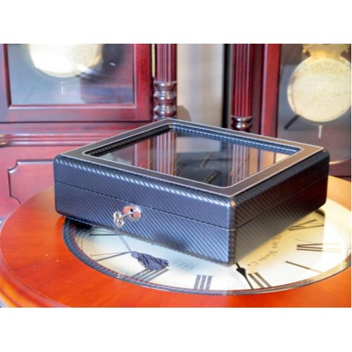 Шкатулка для зберігання годинників Salvadore 15W-KCC 28x26x10 см Чорний Шкатулка для зберігання годинників Salvadore 15W-KCC 28x26x10 см Чорний