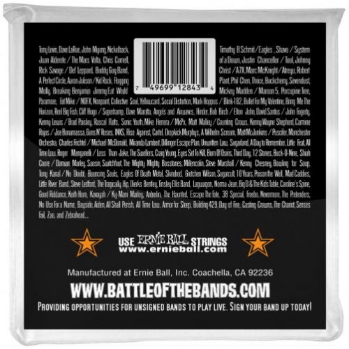 Струни для бас-гітари Ernie Ball 2843 Hybrid Slinky Stainless Steel Bass Strings Струни для бас-гітари Ernie Ball 2843 Hybrid Slinky Stainless Steel Bass Strings