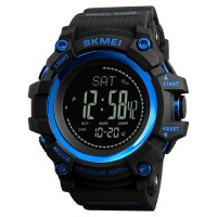Годинник чоловічий Skmei 1358 processor Чорно-синій (2589053029)
