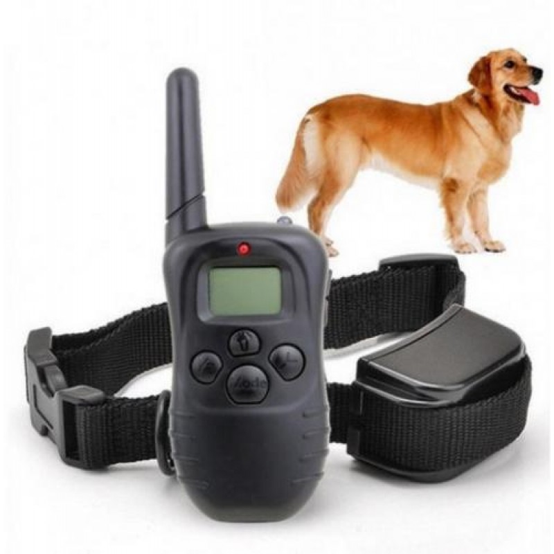 Нашийник для дресирування собак Remote Pet Dog Training Collar до 300 м Black