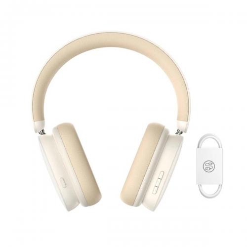 Навушники BASEUS Bowie H1 Noise-Cancelling Wireless Rice White