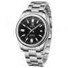 Наручний годинник Benyar Automatic 10 BAR Сріблястий (2783)