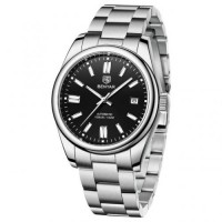 Наручний годинник Benyar Automatic 10 BAR Сріблястий (2783)