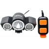 Фара передня ProX Polaris 3xCree з пультом Чорний (A-O-B-P-0319)