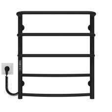 Рушникосушарка електрична Каскад Дуга П5 500х600 Deffi Чорний JD03 (C.KD.60.50.5.E.B.L.1)