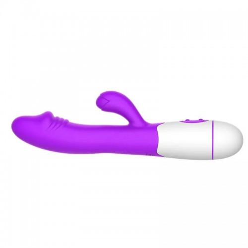 Вібратор-кролик We Love для подвійної стимуляції фіолетовий USB в інтернет супермаркеті PbayMarket!