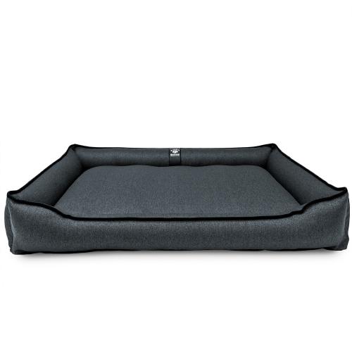 Лежак ліжко для собак всіх порід EGO Bosyak Рогожка XL 105x80 Сірий (спальне місце для великих собак) Лежак ліжко для собак всіх порід EGO Bosyak Рогожка XL 105x80 Сірий (спальне місце для великих собак)
