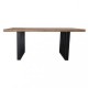 Обідній стіл у стилі Loft NS-1136 780x1800x800 мм Черный