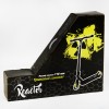 Самокат трюковий пеги алюмінієвий диск та дека колеса Best Scooter Reactor HIC-система PU Black and yellow (112771)
