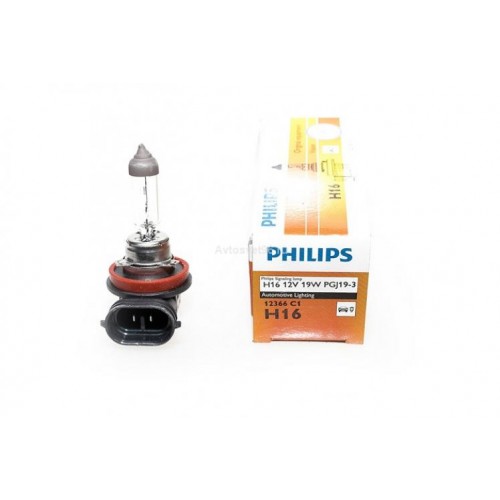 Автолампа PHILIPS 12366C1 H16 19W 12V PJ19-3 10X1 в інтернет супермаркеті PbayMarket!