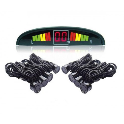 Парктронік, паркувальний радар PS-201 LED дисплей Чорний