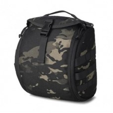 Сумка підсумок для шолома з кріпленням Mil-Tec Molle 30x25x16 см Чорно-оливковий (2288248432)