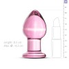 Рожева анальна пробка зі скла Gildo Pink Glass Buttplug в інтернет супермаркеті PbayMarket!