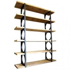 Стелаж для зберігання в стилі Loft NS-1726 1990x1060x355 мм Черный