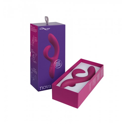 Смарт вібратор-кролик We-Vibe Nova Fuchsia, ергономічний, регульований кут нахилу стовбура в інтернет супермаркеті PbayMarket!