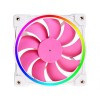 Вентилятор ID-Cooling ZF-12025-PINK ARGB (Single Pack), 120x120x25мм, 4-pin PWM, білий з рожевим в інтернет супермаркеті PbayMarket!