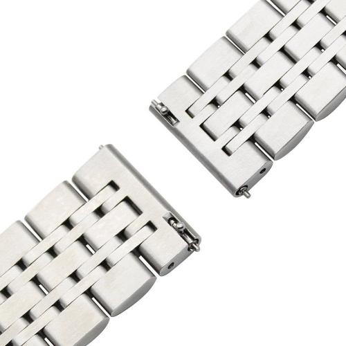 Браслет BeWatch для Mobvoi TicWatch Pro 3 Huawei Watch GT 2 46mm | GT 2 Pro 22мм Link сталевий Сріблястий (1021405)