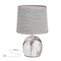 Настільна лампа Candellux Adelina 14x26 см Сірий (41-24381)