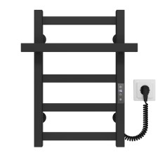 Рушникосушарка електрична Nicolе П5 400х500 Deffi Чорний JD04 (A.NI.50.40.5.E.B.R.2)