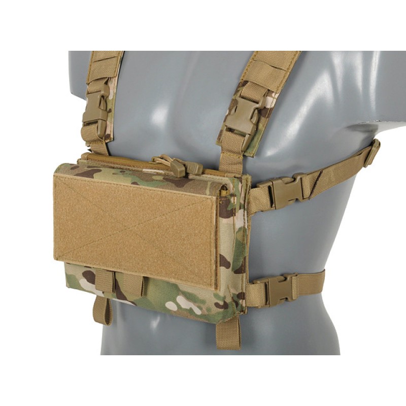 Нагрудник-підсумок гібридний 8FIELDS 240х160 мм Multicam