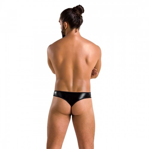 Чоловічі стринги Passion 033 Thong Paul L/XL Black, під латекс в інтернет супермаркеті PbayMarket!