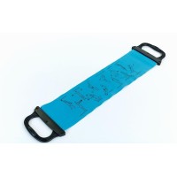 Стрічка-еспандер для пілатес з ручками Pro Supra Blue FI-2065B (US00517)