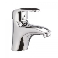 Змішувач для умивальника CRON MAGIC 001 (чорна ручка) (CR0103) Змішувач для умивальника CRON MAGIC 001 (чорна ручка) (CR0103)