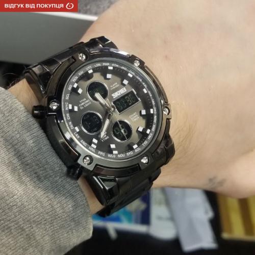 Наручний годинник чоловічий Skmei Molot Limited AllBlack Чорний (2191) Наручний годинник чоловічий Skmei Molot Limited AllBlack Чорний (2191)