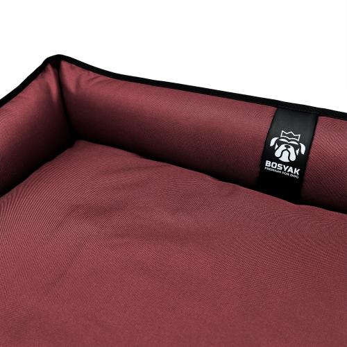 Лежак ліжко для собак всіх порід EGO Bosyak Waterproof L 90х75 Бордовий (спальне місце для великих собак) Лежак ліжко для собак всіх порід EGO Bosyak Waterproof L 90х75 Бордовий (спальне місце для великих собак)