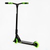Самокат трюковий Best Scooter FEAR SCS система пеги алюмінієвий диск та дека колеса PU 100 кг Black and green (112902)