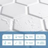 Декоративна панель ПВХ під білі соти 960х480х4мм (D) SW-00001778 Sticker Wall