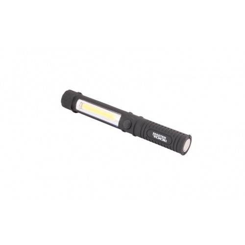 Ліхтарик магнітний MASTERTOOL 168х24 мм LED+COB LED 3xAAA ABS 94-0806 Ліхтарик магнітний MASTERTOOL 168х24 мм LED+COB LED 3xAAA ABS 94-0806