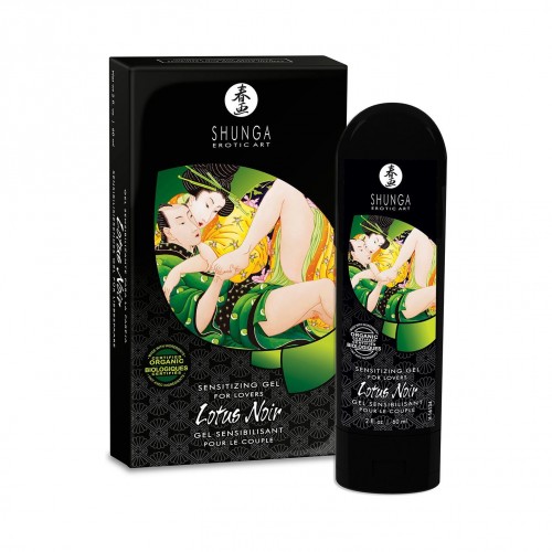 Збуджувальний гель для пар Shunga LOTUS NOIR (60 мл) з вітаміном Е та рослинним гліцерином в інтернет супермаркеті PbayMarket!