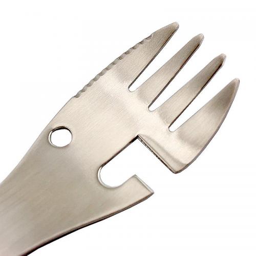 Туристичний набір 5в1 похідна ложка-вилка Lifeventure Silver (16597-hbr) Туристичний набір 5в1 похідна ложка-вилка Lifeventure Silver (16597-hbr)