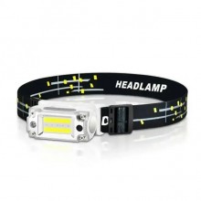 Ліхтар налобний акумуляторний HEADLAMP BL-T133 з сенсором 9073 Black/White