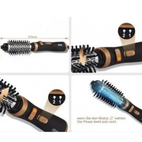 Фен-щітка Dsp Hairstyle D-50046 1000W Чорний (2104618630) Фен-щітка Dsp Hairstyle D-50046 1000W Чорний (2104618630)