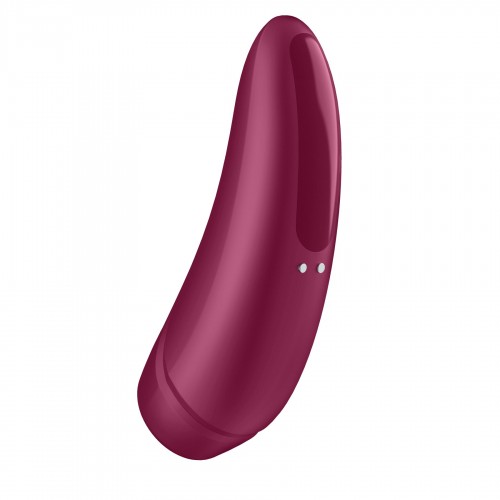 Вакуумний кліторальний стимулятор Satisfyer Curvy 1+ Rose Red з керуванням через інтернет в інтернет супермаркеті PbayMarket!