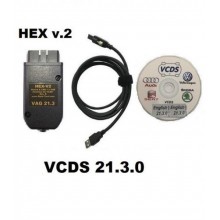Діагностичний сканер-адаптер VCDS 21.3.0 PRO HEX v.2 ВАСЯ Діагност VAG COM v.2021 +ВІДЕО ІНСТРУКЦІЯ