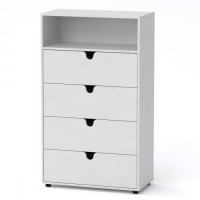 Комод МГ-7 тумба-1 Компаніт Німфея альба (80х40х137,1 см) Комод МГ-7 тумба-1 Компаніт Німфея альба (80х40х137,1 см)