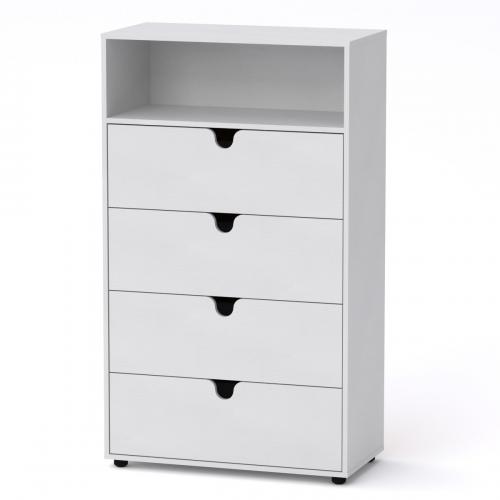 Комод МГ-7 тумба-1 Компаніт Німфея альба (80х40х137,1 см) Комод МГ-7 тумба-1 Компаніт Німфея альба (80х40х137,1 см)