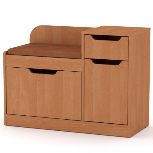 Тумба для взуття Компаніт ТО 12 Вільха (90х38х66 см) Тумба для взуття Компаніт ТО 12 Вільха (90х38х66 см)