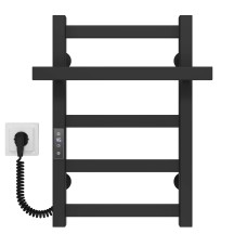 Рушникосушарка електрична Nicolе П5 400х500 Deffi Чорний JD04 (A.NI.50.40.5.E.B.L.2)
