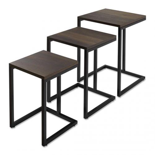 Набір журнальних столиків GoodsMetall у стилі Лофт 500х400х400 ЖС117 Набір журнальних столиків GoodsMetall у стилі Лофт 500х400х400 ЖС117