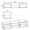 Тумба під телевізор Компаніт МГ-3 вільха в інтернет супермаркеті PbayMarket!