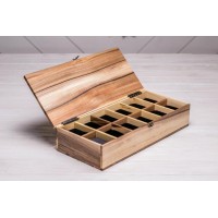 Дерев'яна коробочка для зберігання наручних годинників ecoWalnut 8.2х40.9х18 см Дерев'яна коробочка для зберігання наручних годинників ecoWalnut 8.2х40.9х18 см