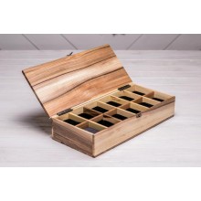 Дерев'яна коробочка для зберігання наручних годинників ecoWalnut 8.2х40.9х18 см