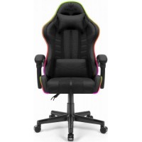 Комп'ютерне крісло Hell's Chair HC-1004 Black LED