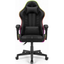 Комп'ютерне крісло Hell's Chair HC-1004 Black LED